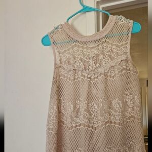Xhilaration Sleeveless Lace Top